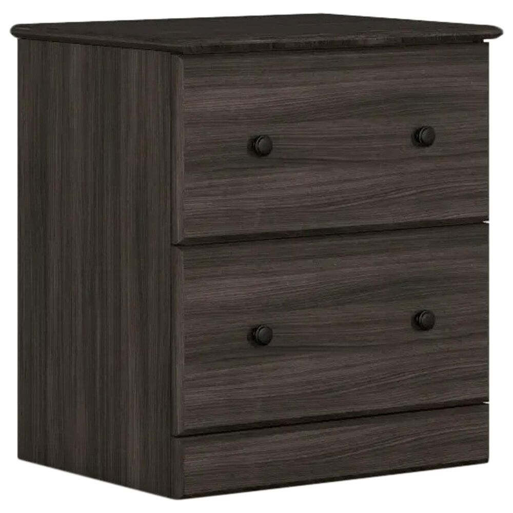 Lemoore Essential 2-Drawer Nightstand in Grey Walnut, , large