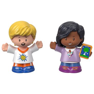 Little People Eddie and Teacher Figure in Multicolor, , large