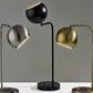 Adesso Emery Desk Lamp with Supercharger in Black, , large