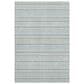 Dalyn Rug Company Soft Essentials Striped Sky 8" x 10" Indoor/Outdoor Area Rug, , large