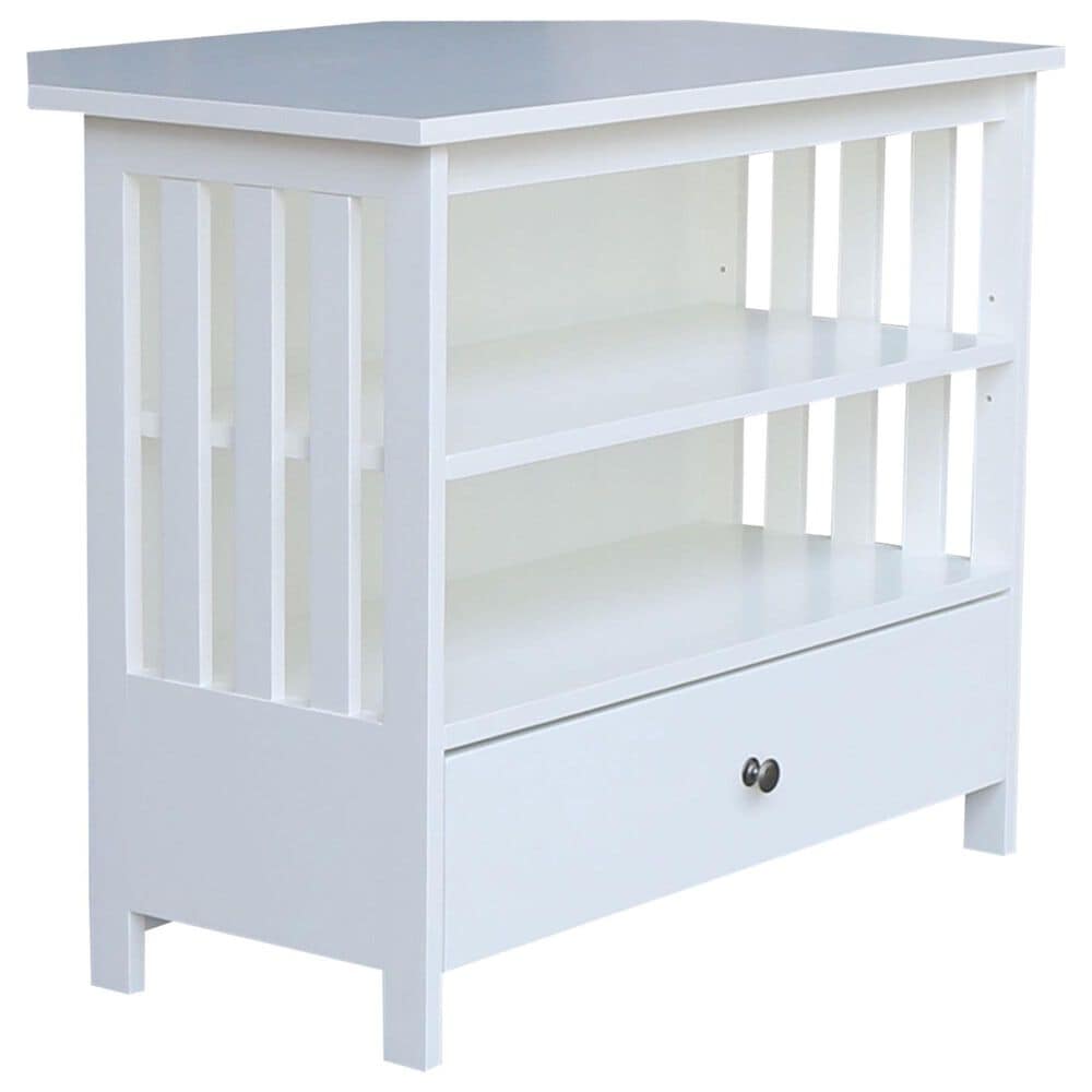 International Concepts Mission 35.5" TV Stand in White, , large
