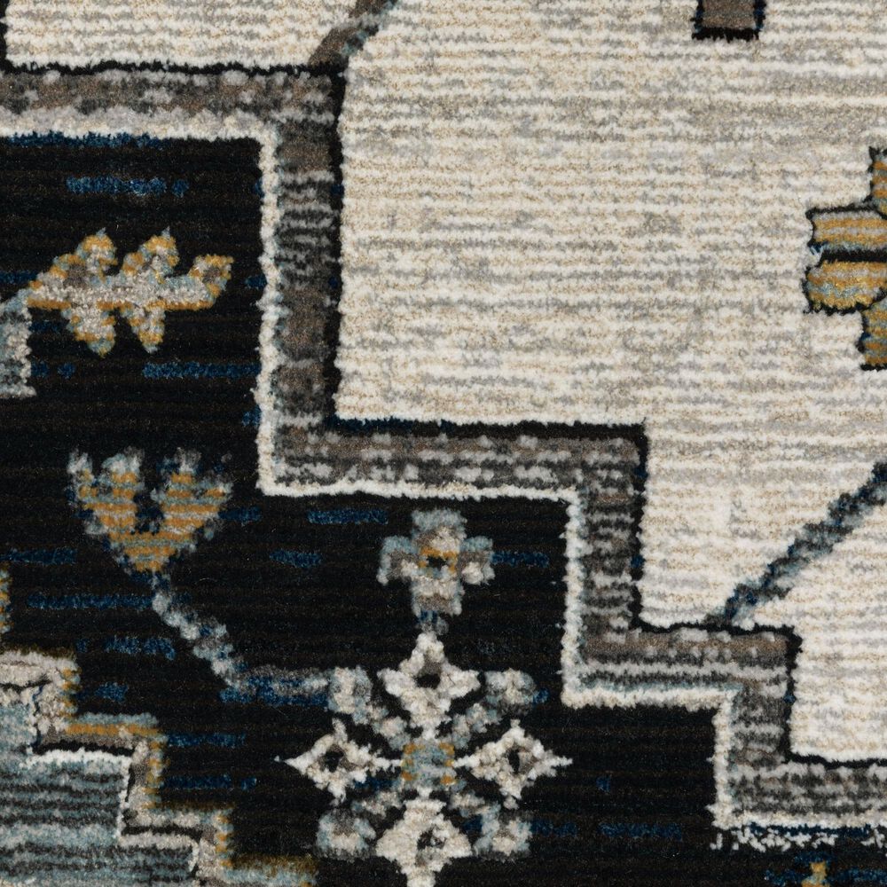 Oriental Weavers Keira Blue and Grey 2&#39;3&quot; x 7&#39;6&quot; Runner, , large