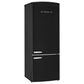 Unique Appliances Classic Retro 17 Cu. Ft Bottom Mount Refrigerator in Matte Black, , large