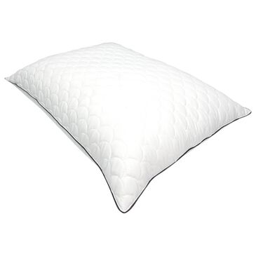 Allied Home Nikki Chu Jumbo Scallop Quilted Pillow in White, , large