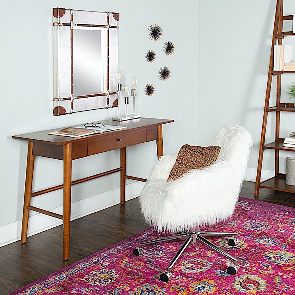 Linden Boulevard Sylvie Office Chair in White, , large