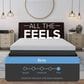 Hearth and Haven Southbay Lavender Firm Gel Memory Foam Twin XL Mattress with Edge Support and Air Grid, , large
