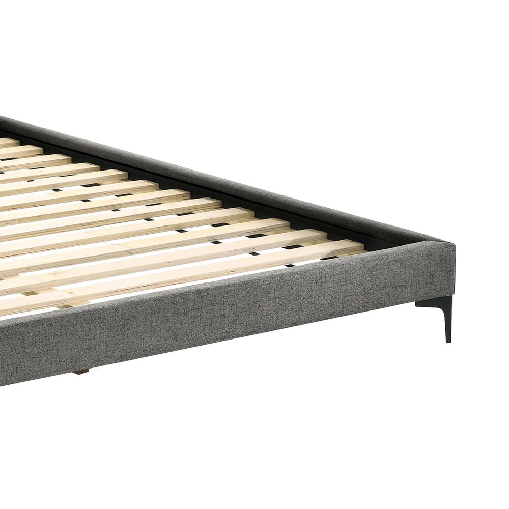 Blue River Legend 4-Piece King Platform Bed Set in Gray/Black, , large