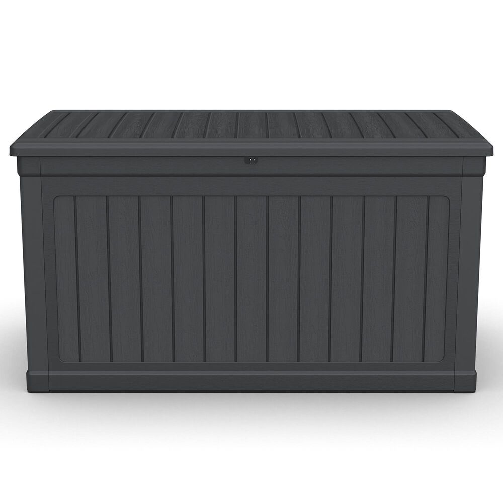 Hearth and Haven 230-Gallon Outdoor Plastic Deck Box in Black, , large