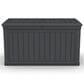 Hearth and Haven 230-Gallon Outdoor Plastic Deck Box in Black, , large