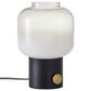 Adesso Lewis Table Lamp in Matte Black and Antique Brass, , large