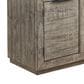 Ashley Krystanza 92" TV Stand with Electric Fireplace in Weathered Gray, , large