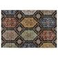 Dalyn Rug Company Silk Road Black, Ivory, Paprika, Sage, Gold and Gray 1"8" x 2"6" Area Rug, , large