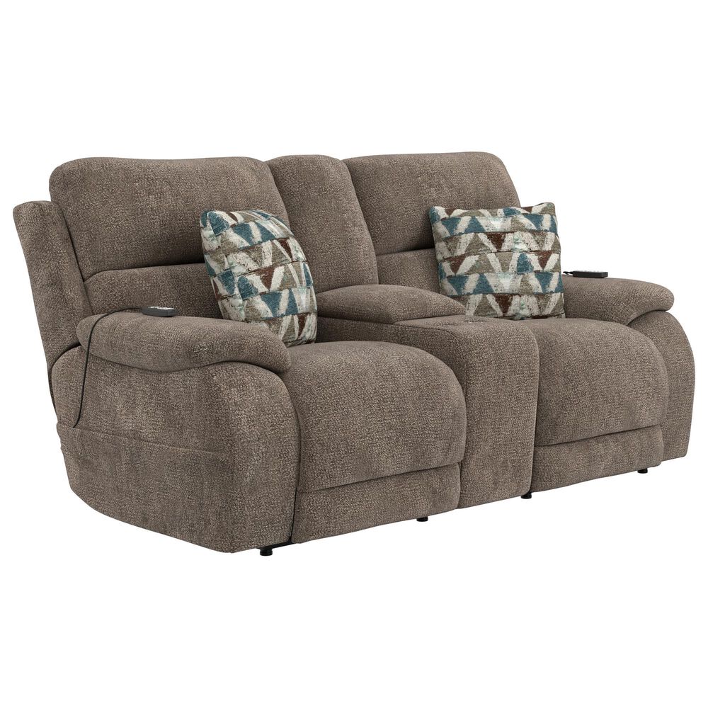 Hartsfield Joya Power Reclining Loveseat in Mushroom, , large