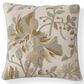 K & K Interiors 20" Square Throw Pillow in Cream, , large