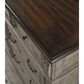 Ashley Lodenbay 7 Drawer Dresser in Antiqued Gray and Walnut Brown, , large