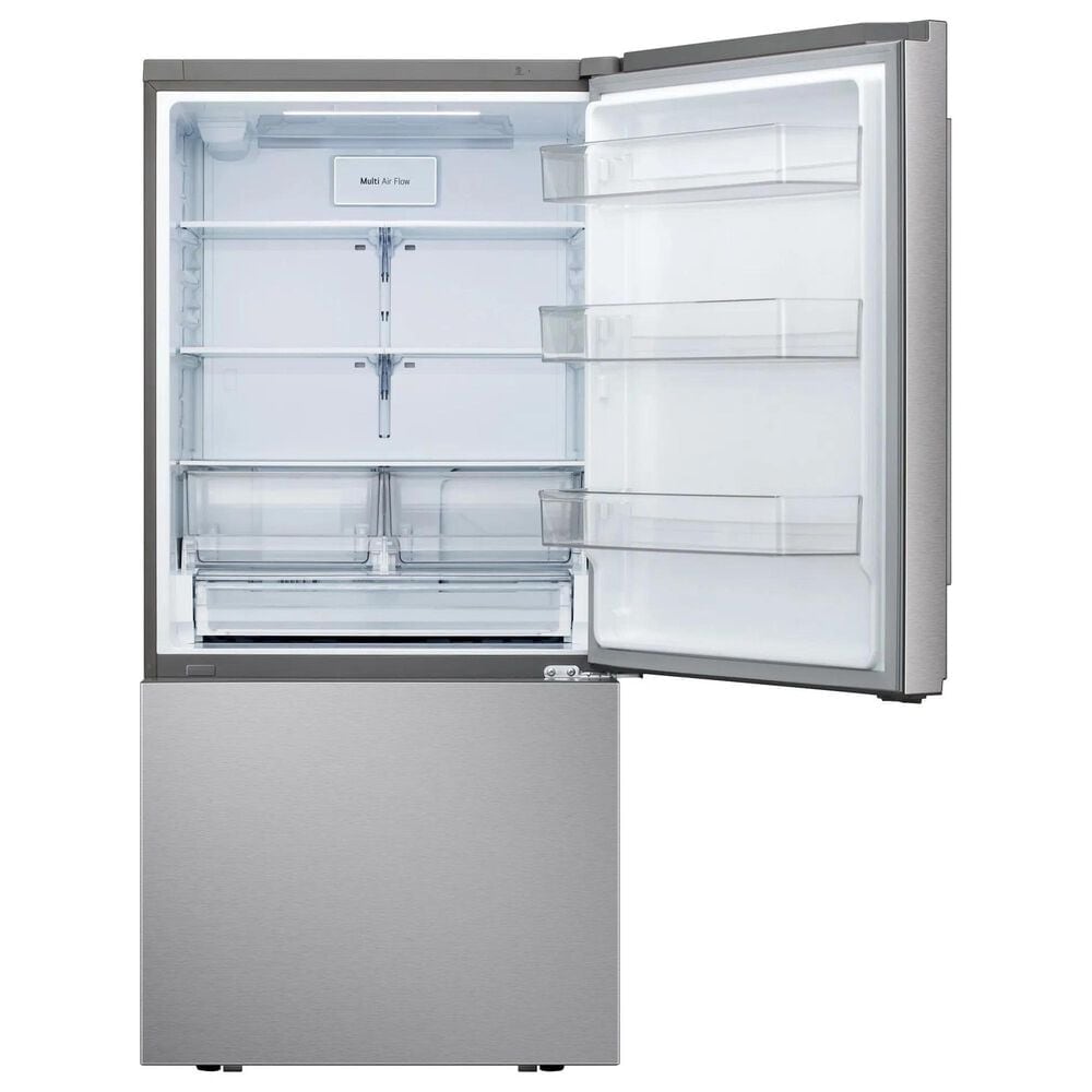 LG 26 Cu. Ft. Bottom Freezer Refrigerator in Stainless Steel, , large
