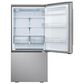 LG 26 Cu. Ft. Bottom Freezer Refrigerator in Stainless Steel, , large