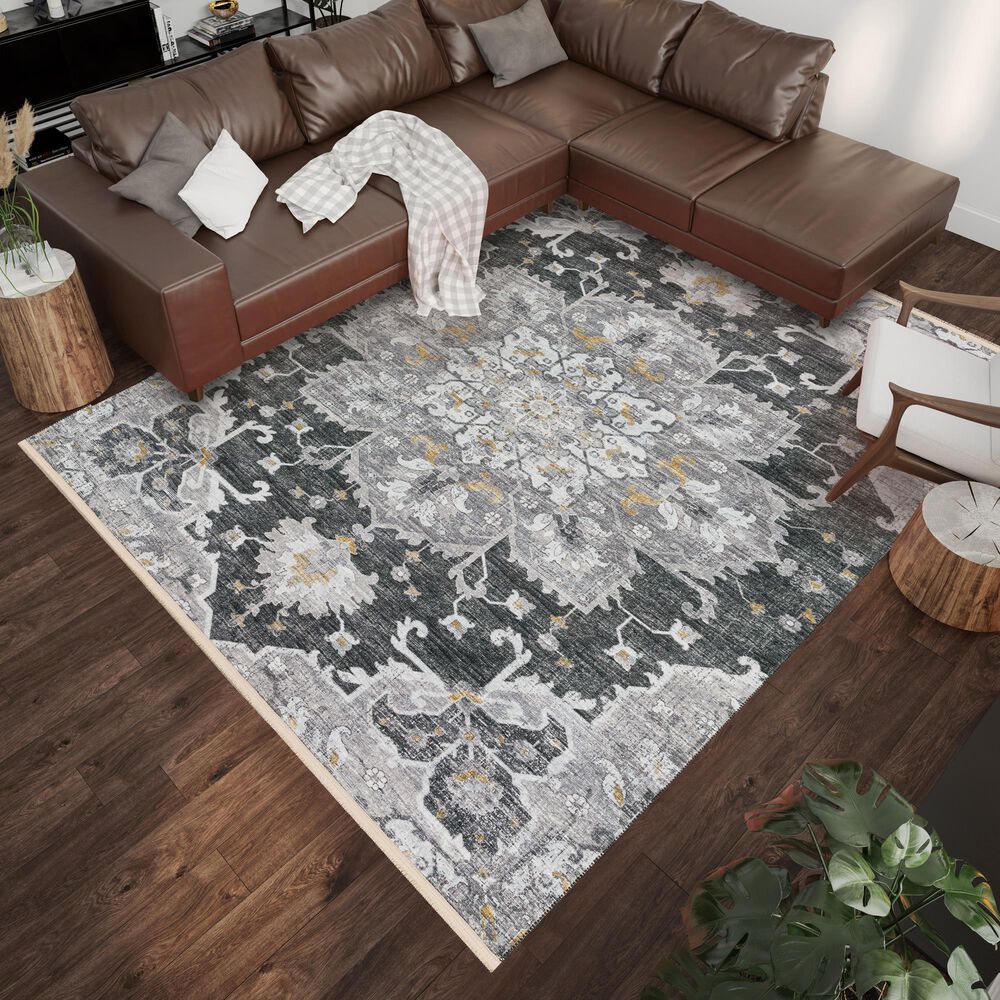Dalyn Rug Company Marbella MB3 3&#39; x 5&#39; Midnight Area Rug, , large