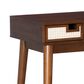 Linon Home Decor Camila Vanity with Stool in Walnut, , large