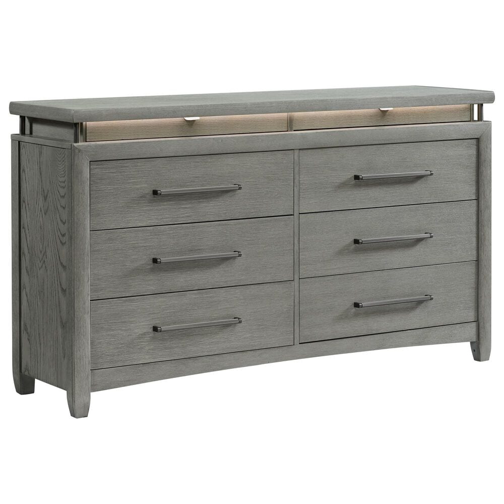 Davis International Cameron 8-Drawer Dresser in Gray, , large
