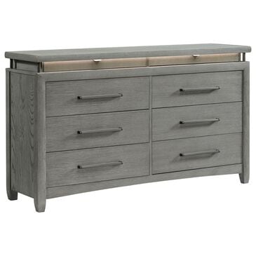 Davis International Cameron 8-Drawer Dresser in Gray, , large