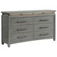 Davis International Cameron 8-Drawer Dresser in Gray, , large