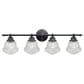 Vaxcel Huntley 4-Light Bathroom Vanity in Oil Rubbed Bronze, , large
