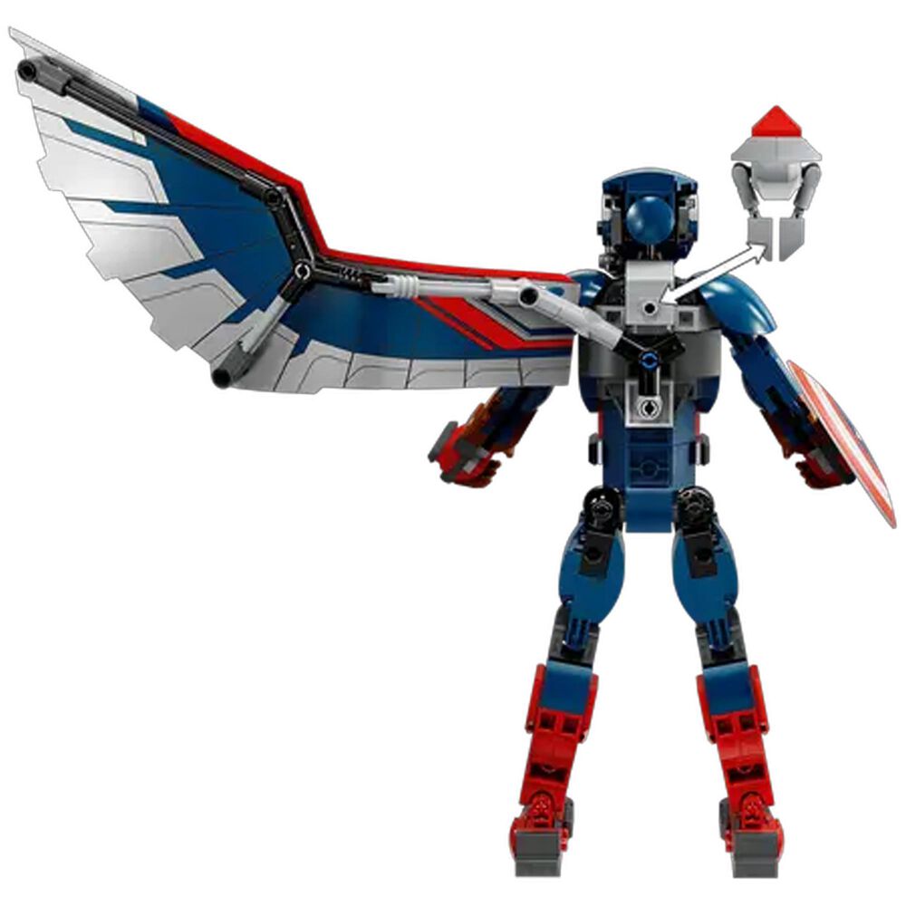 LEGO Marvel New Captain America Construction Figure, , large
