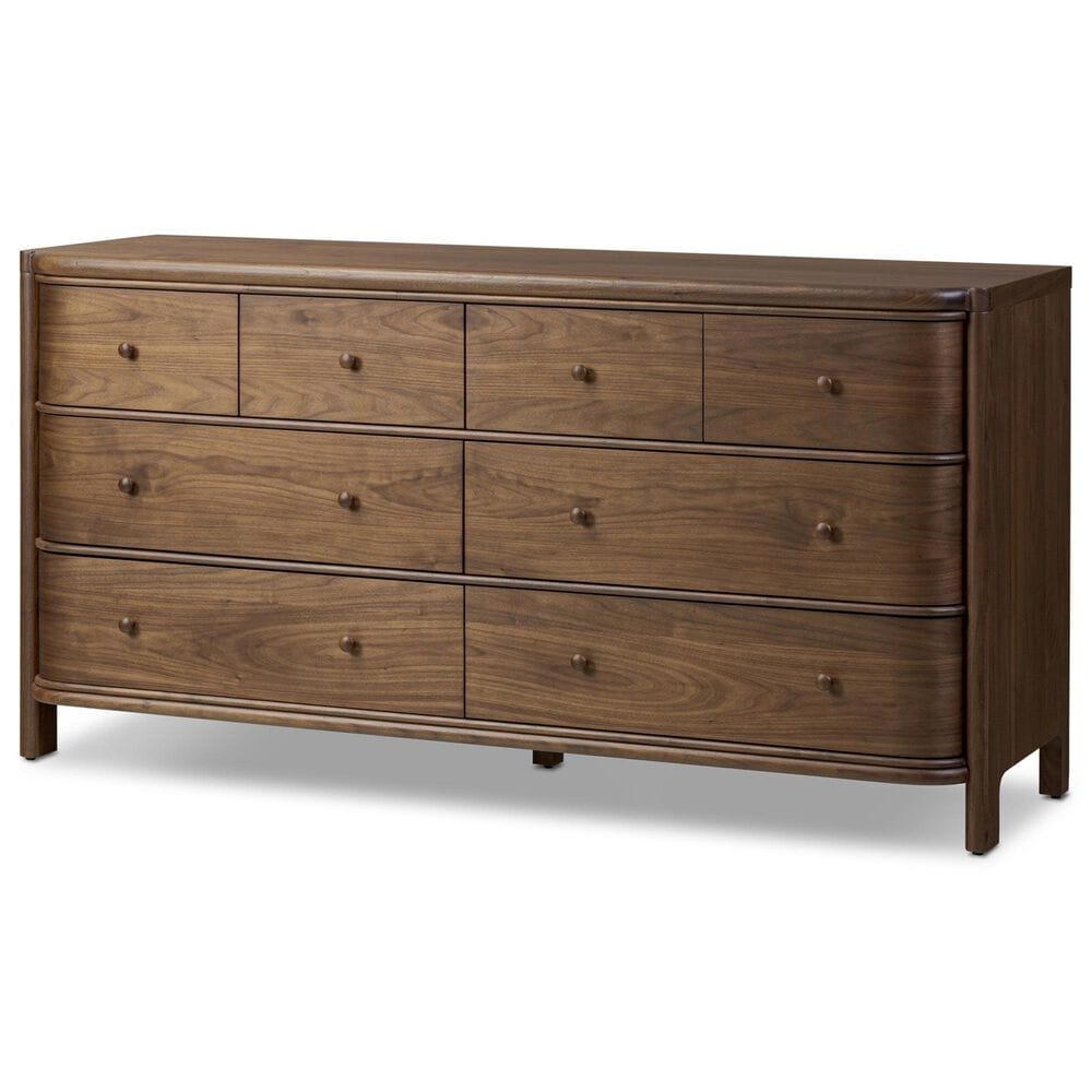 Amber Lewis x Four Hands Agatha 8 Drawer Dresser Only in Dark Brown Walnut, , large
