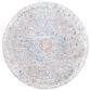 Safavieh Dream DRM419G 6"7" Round Grey and Multicolor Area Rug, , large