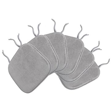 Timberlake 15.5" Square Chair Cushion in Platinum Gray (Set of 6), , large