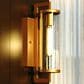Vaxcel Morgan Park 16" 1-Light Dusk-to-Dawn Sensor Outdoor Wall Sconce in Warm Brass, , large