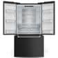 THOR KITCHEN Gordon Ramsay 20.3 Cu. Ft. Counter Depth French Door Refrigerator with Stainless Steel Handle Kit in Black, , large
