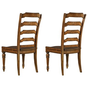 Hooker Furniture Tynecastle Ladderback Side Chair in Chestnut (Set of 2), , large