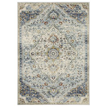 Oriental Weavers Branson BR01A 9"10" x 12"10" Blue and Multicolor Area Rug, , large