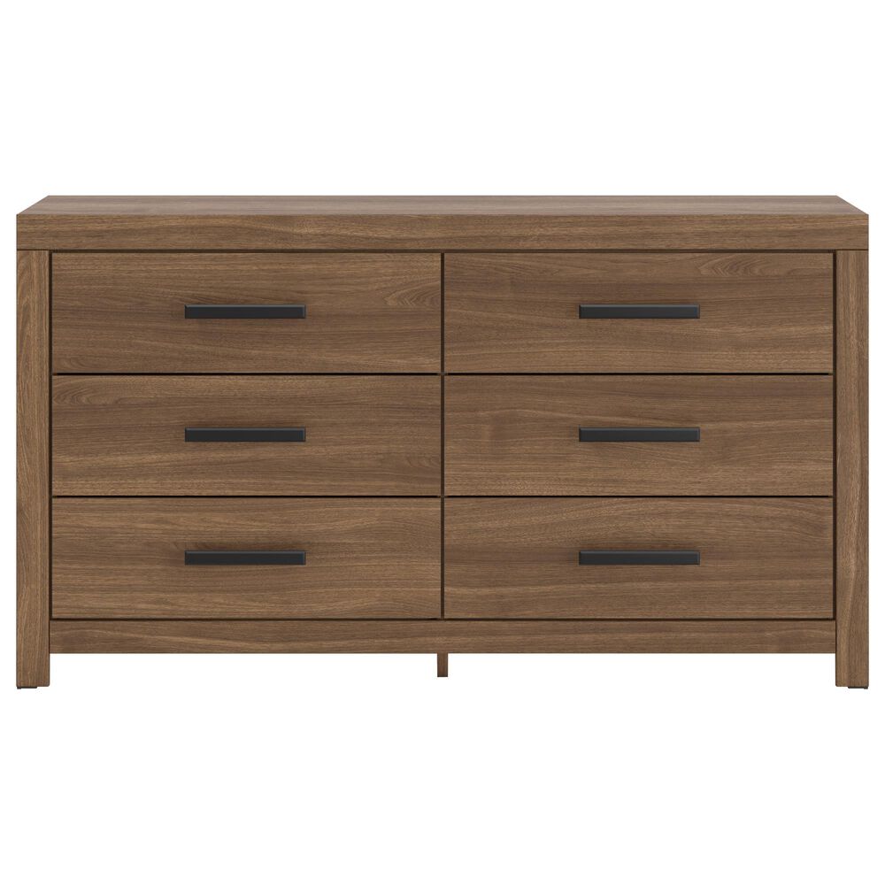 Ashley Broachmyn Twin Bed with Dresser and Nightstand in Warm Auburn, , large