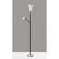 Adesso Dixon Torchiere in Black and White, , large