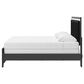 Ashley Zuraleus King Upholstered Panel Bed with Two Nightstands in Matte Black, , large