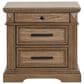 Lifestyle 3 Drawer Nightstand in Brown, , large