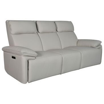 Bordeaux & Co Power Reclining Sofa in Oslo Pebble, , large