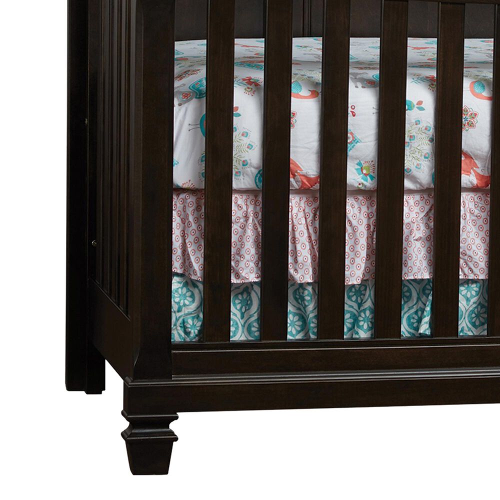 Baby Cache Glendale 4-In-1 Lifetime Convertible Crib in Charcoal Brown, , large