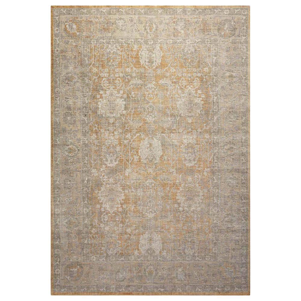 Chris Loves Julia x Loloi Rosemarie 2"7" x 4" Gold and Sand Area Rug, , large
