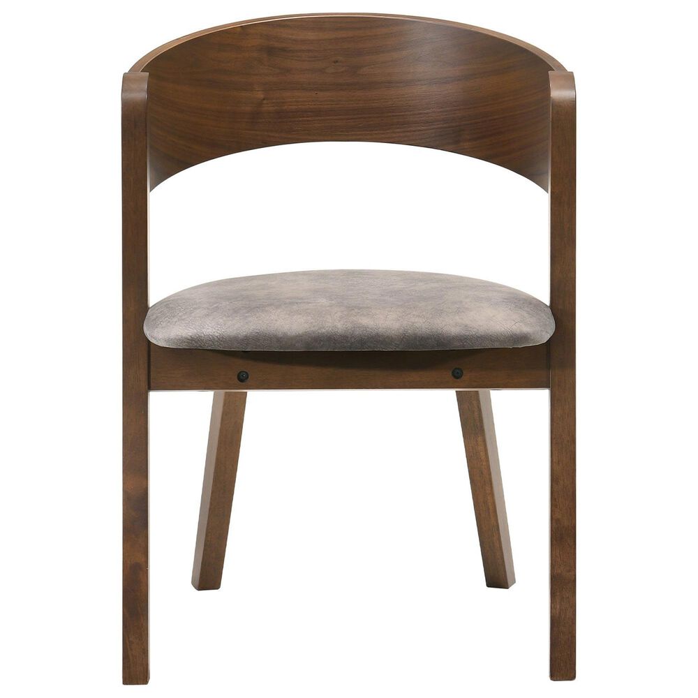 Armen Living Jackie Dining Chair in Walnut, , large