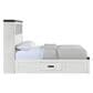 Mayberry Hill Wade 4-Piece Full Storage Bedroom Set in White and Black, , large