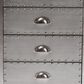 Baxton Studio Davet 5-Drawer Accent Storage Cabinet in Silver, , large