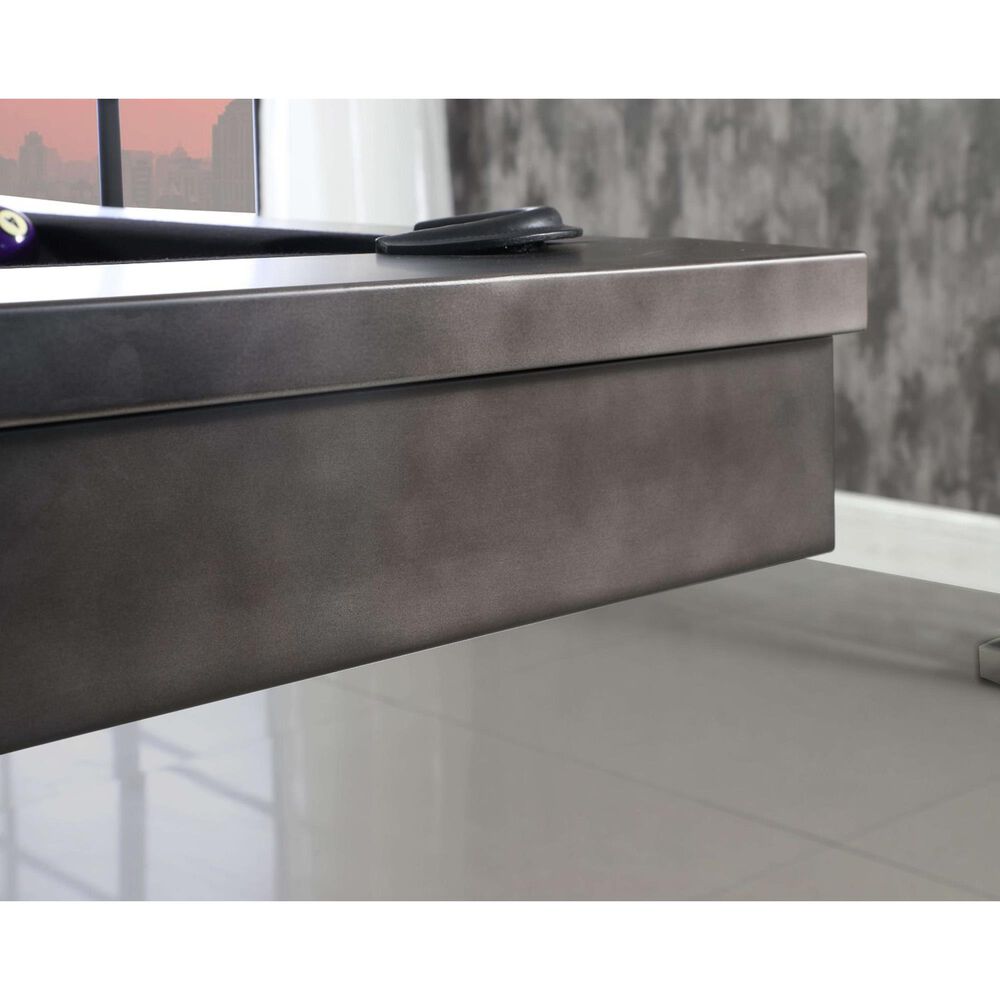 Plank and Hide 8&#39; Felix Pool Table in Gunmetal Grey, , large