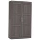 Bestar Pur Pullout Armoire In Bark Gray, , large