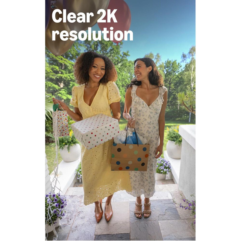 Blink Battery Doorbell 2K+ Wireless in Black, , large