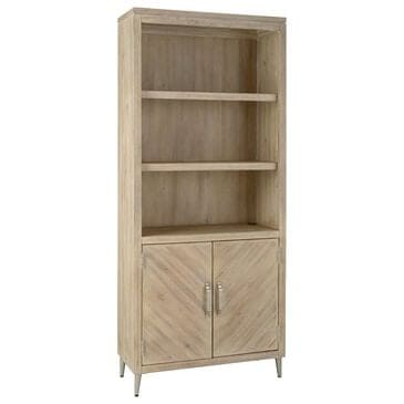 Riva Ridge Maddox Door Bookcase in Biscotti, , large