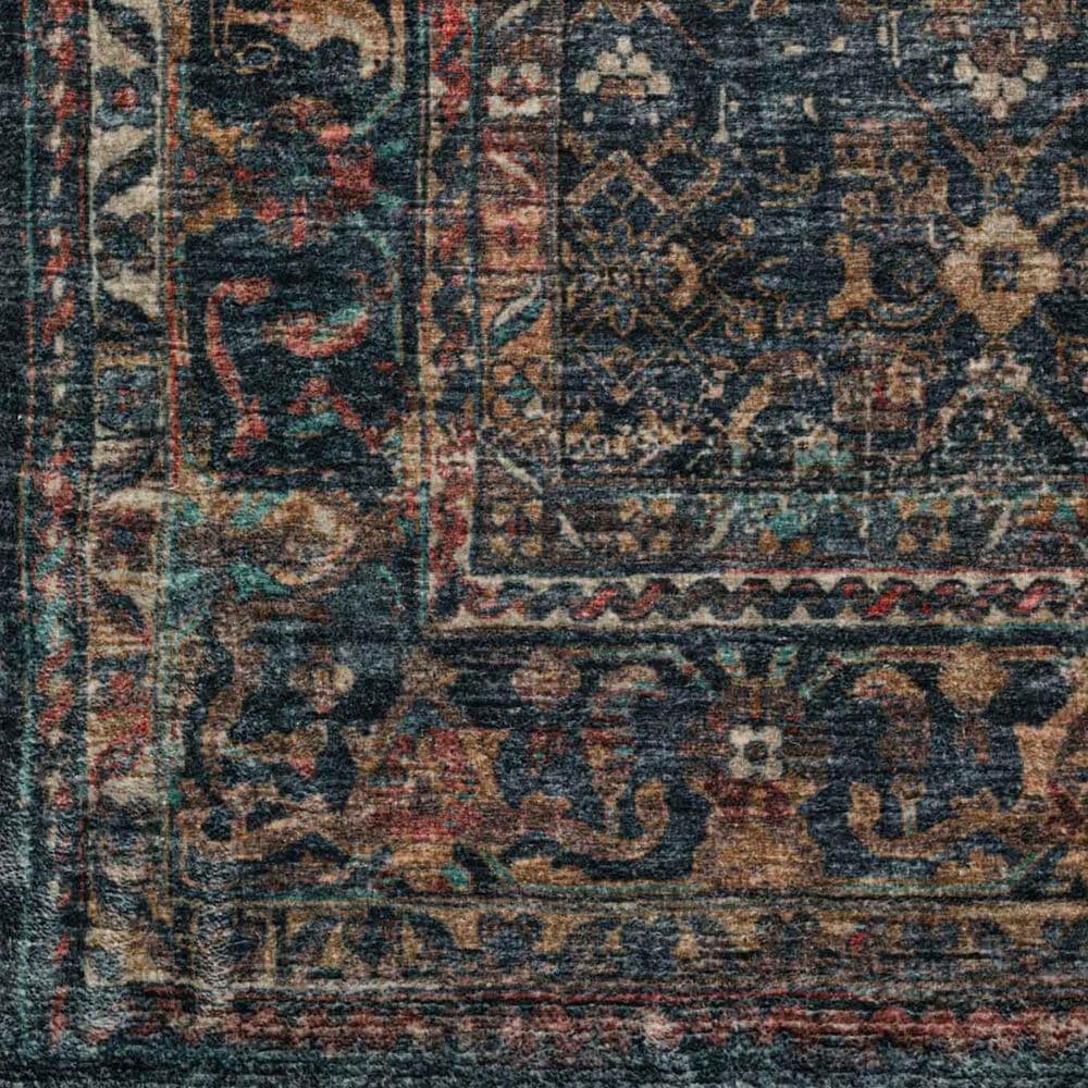 Dalyn Rug Company Jericho Traditional 2&#39;6&quot; x 12&#39; Midnight Indoor/Outdoor Runner, , large